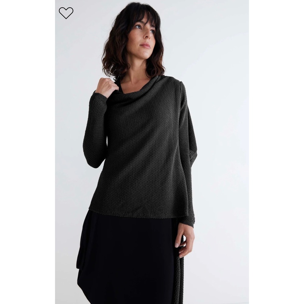 Ruti green long sleeve haven wrap asymmetrical cardigan sweater